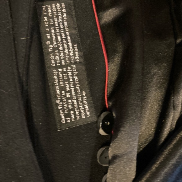 London fog trench coat Womens size 12 felt style - Picture 4 of 8